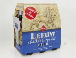 Leeuw Wit bier sixpack krabber 1996
